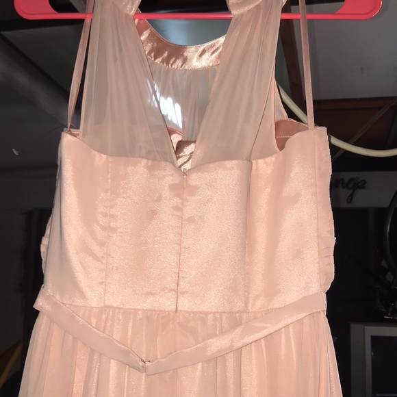 “Cinderella Divine”Peach Chiffon Gown - Picture 5 of 8
